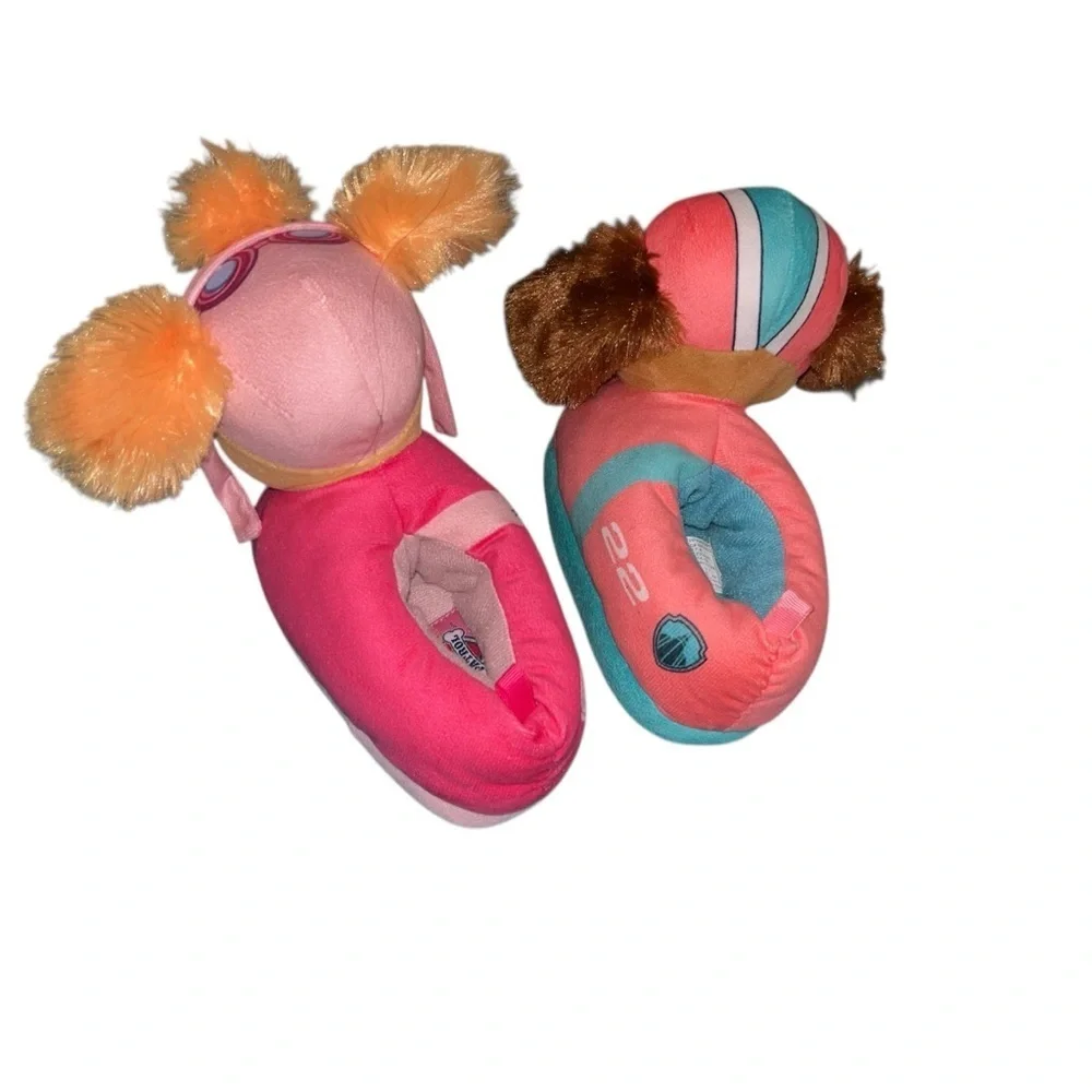 Paw Patrol Toddler Slippers Size 7/8 – Skye & Liberty Plush Slip-Ons